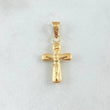 Dije Cruz Cristo 0.6gr / 1 in / Oro Amarillo 18K *