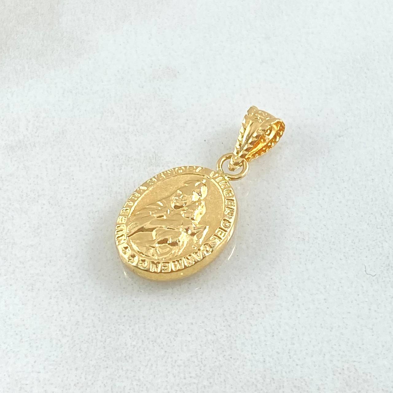 Dije Virgen Del Carmen 1gr / 2.5cm / Troquelado Oro Amarillo 18K