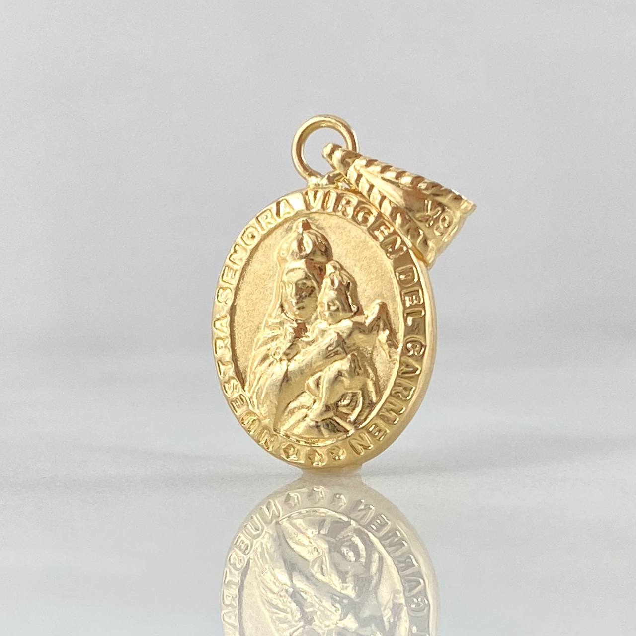 Dije Virgen Del Carmen 1gr / 2.5cm / Troquelado Oro Amarillo 18K