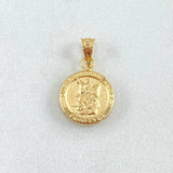 Dije Angel De La Guarda 0.6gr / 1.7cm / Cargador Bordeado Oro Amarillo 18K ©