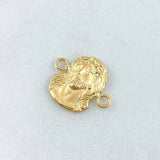 Herraje Rostro Jesus 0.6gr / 1.5cm / Oro 18K