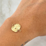 Charm Jesus Face 0.9gr / 1.6cm (0.6in) / 18K Gold