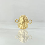 Herraje Rostro Jesus 0.65gr / 1.5cm / Oro Amarillo 18K ©