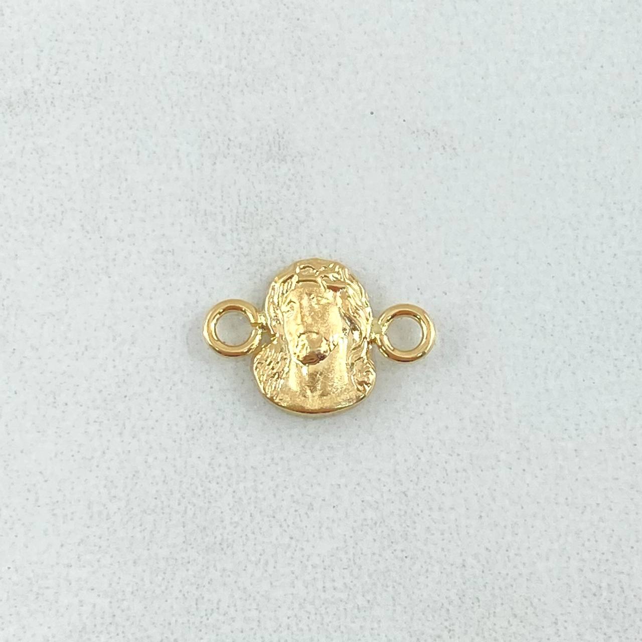 Herraje Rostro Jesus 0.4gr / 1.3cm / Oro 18K