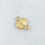Herraje Rostro Jesus 0.4gr / 1.3cm / Oro 18K