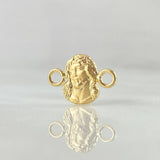 Charm Jesus Face 0.4gr / 0.5in / 18K Gold ©