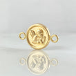 Charm Angel 0.55gr / 0.7in / Matte 18K Gold *