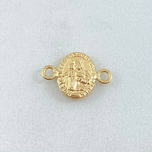 Charm Virgen Del Carmen 0.4 g / 1/2 in Yellow Gold 18K