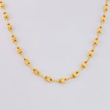 Cadena Rustica Tornillo Diamantado 8.6 g / 24 1/2 in / 3.5 mm Oro Amarillo 18K