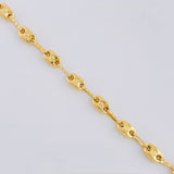 Cadena Rustica Tornillo Diamantado 8.6 g / 24 1/2 in / 3.5 mm Oro Amarillo 18K