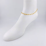 Tobillera Rustica Adije 4.65 g / 10 1/2 in / 4.3 mm Oro Amarillo 18K