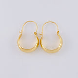 Hoop Earrings Ash 0.9 g / 3/4 in Yellow Gold 18K