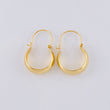 Candongas Ash 0.95 g / 3/4 in Oro Amarillo 18K