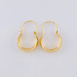 Hoop Earrings Ash 0.9g / 3/4 in Yellow Gold 18K