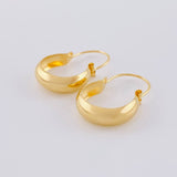 Hoop Earrings Ash 0.9 g / 3/4 in Yellow Gold 18K