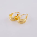Candongas Ash Divididas 0.75 g / 3/4 in Oro Amarillo 18K