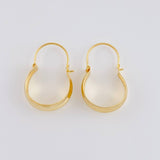 Candongas Ash Divididas 0.9 g / 3/4 in Oro Amarillo 18K