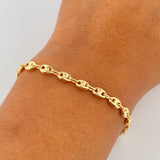 Bracelet GC 3.2gr / 7.3in / 4mm 18K Yellow Gold &