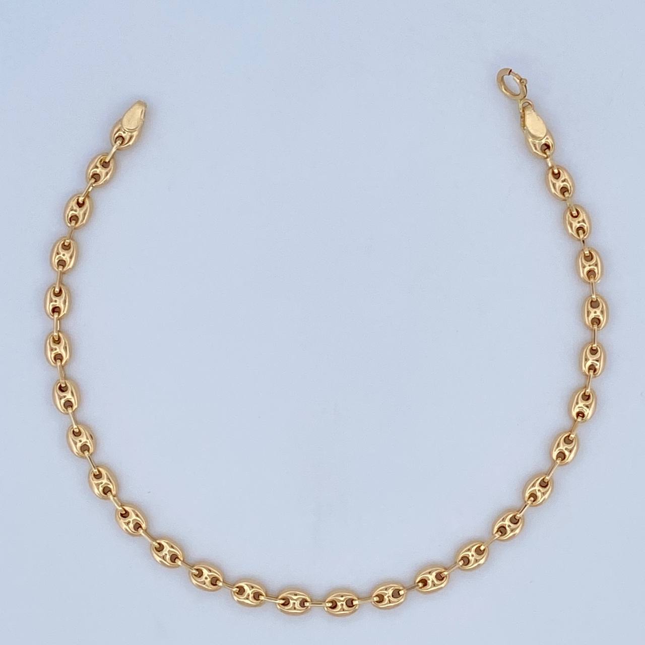 Bracelet GC 3.3gr / 7.3in / 3.6mm 18K Yellow Gold &