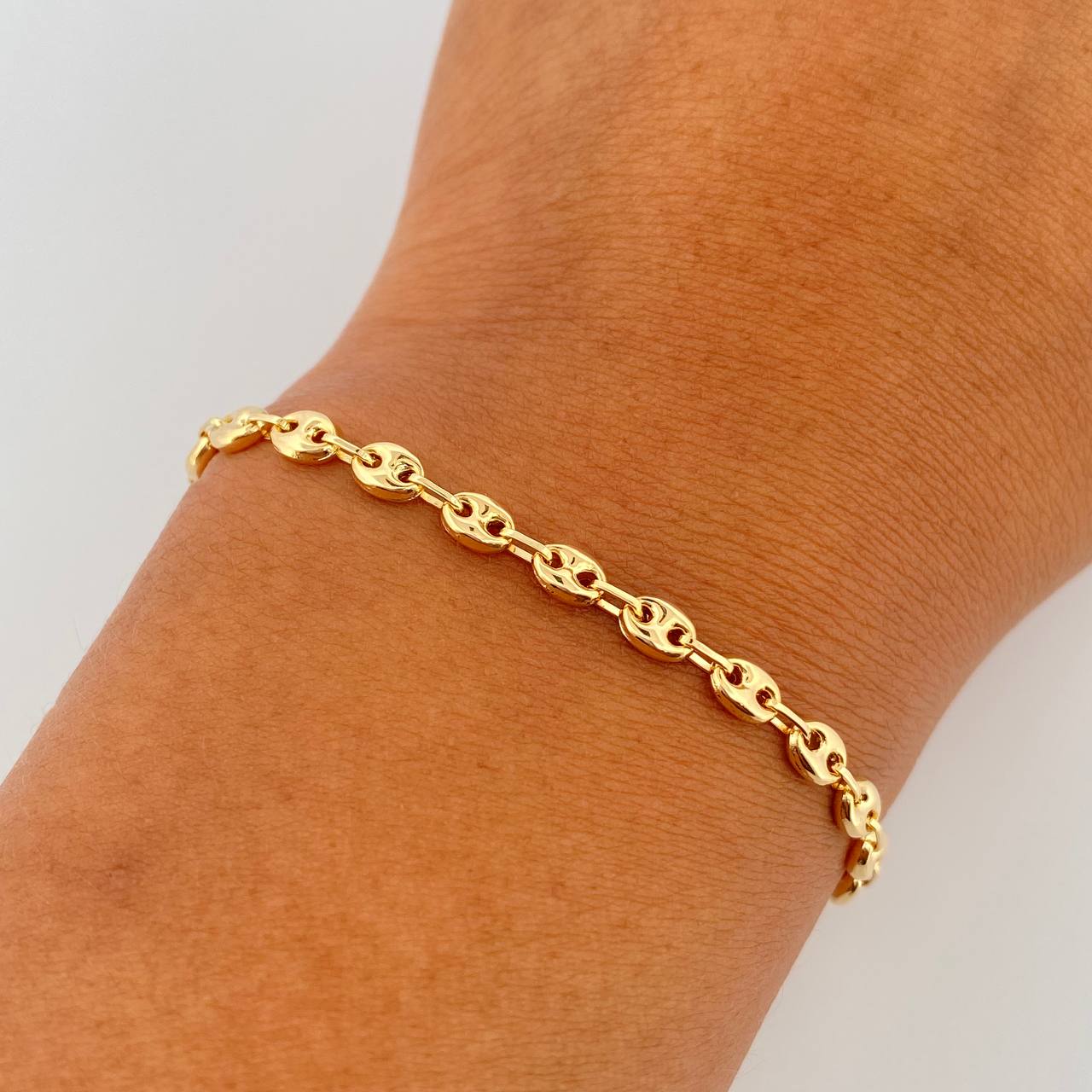 Bracelet GC 3.3gr / 7.3in / 3.6mm 18K Yellow Gold &