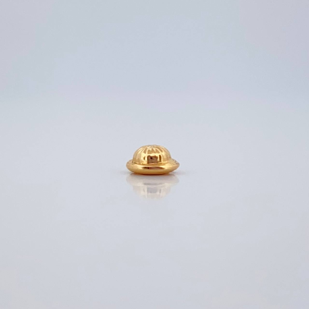 Rosca De Seguridad 0.15gr / Oro Amarillo 18K $