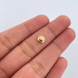 Rosca De Seguridad 0.15gr / Oro Amarillo 18K $
