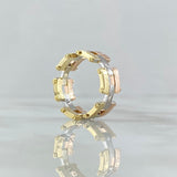 Custom Made to Order Rustic Close Ring 12gr / Three 18K Golds