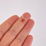 Herraje Sagrado Corazon 0.75g / 1/2 in Oro Rosa 18K