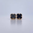 Topos Trebol VCyA 2.05gr / Onix Negro Oro Amarillo +4 18K &