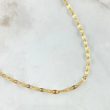 Flower Mirror Chain 2.35gr / 17.7in / 18K Gold +3$