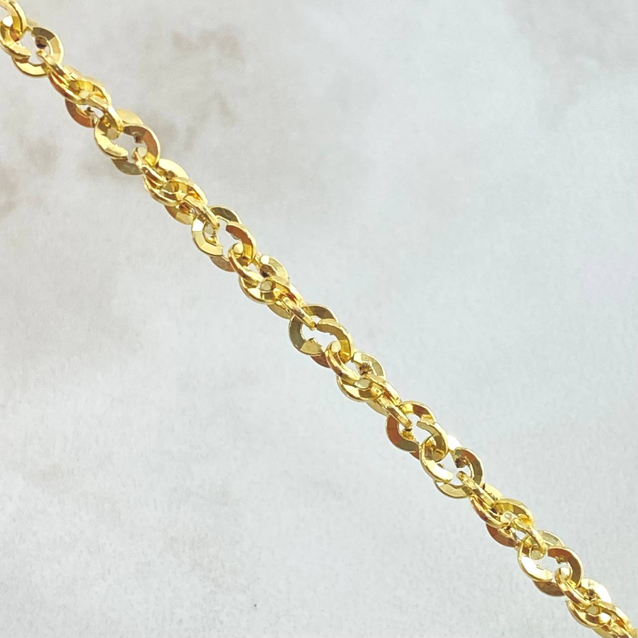 Rope Chain Roll-On 6.55gr / 23.6in / 18K Gold +3$