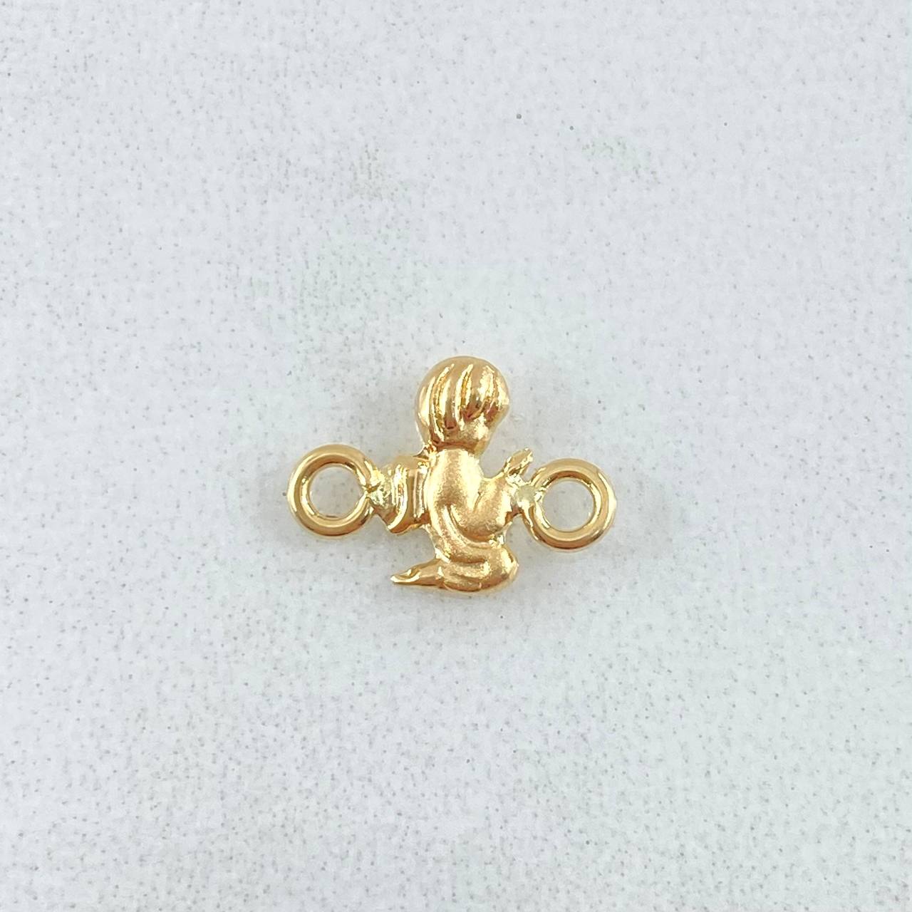 Herraje Angel 0.25gr / 1cm / Silueta Oro Amarillo 18K