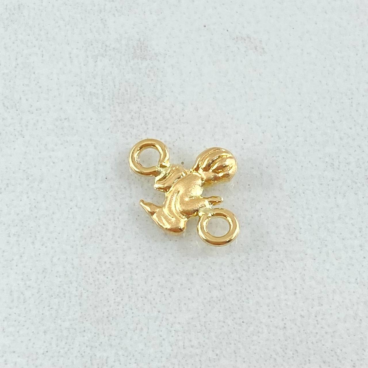 Herraje Angel 0.25gr / 1cm / Silueta Oro Amarillo 18K