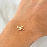 Herraje Silueta Angel 0.25gr / 1.2cm / Oro Amarillo 18K ©