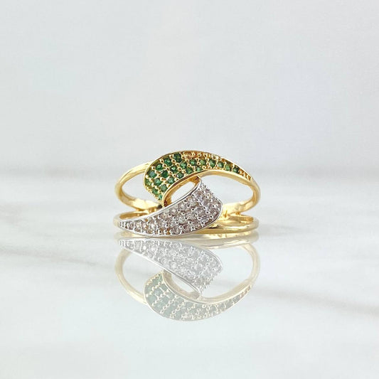 Curved Hugs Ring 2.9g / T7 Yellow Gold 18K
