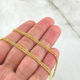 Wheat Chain 4.95gr / 23.6in / 18K Gold +3