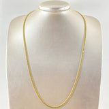 Wheat Chain 4.95gr / 23.6in / 18K Gold +3
