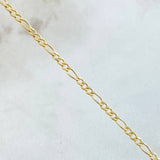 Figaro Chain 1.95gr / 23.6in / 18K Gold +1$