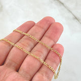 Figaro Chain 1.95gr / 23.6in / 18K Gold +1$