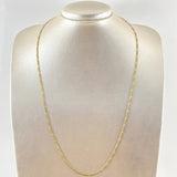 Figaro Chain 1.95gr / 23.6in / 18K Gold +1$
