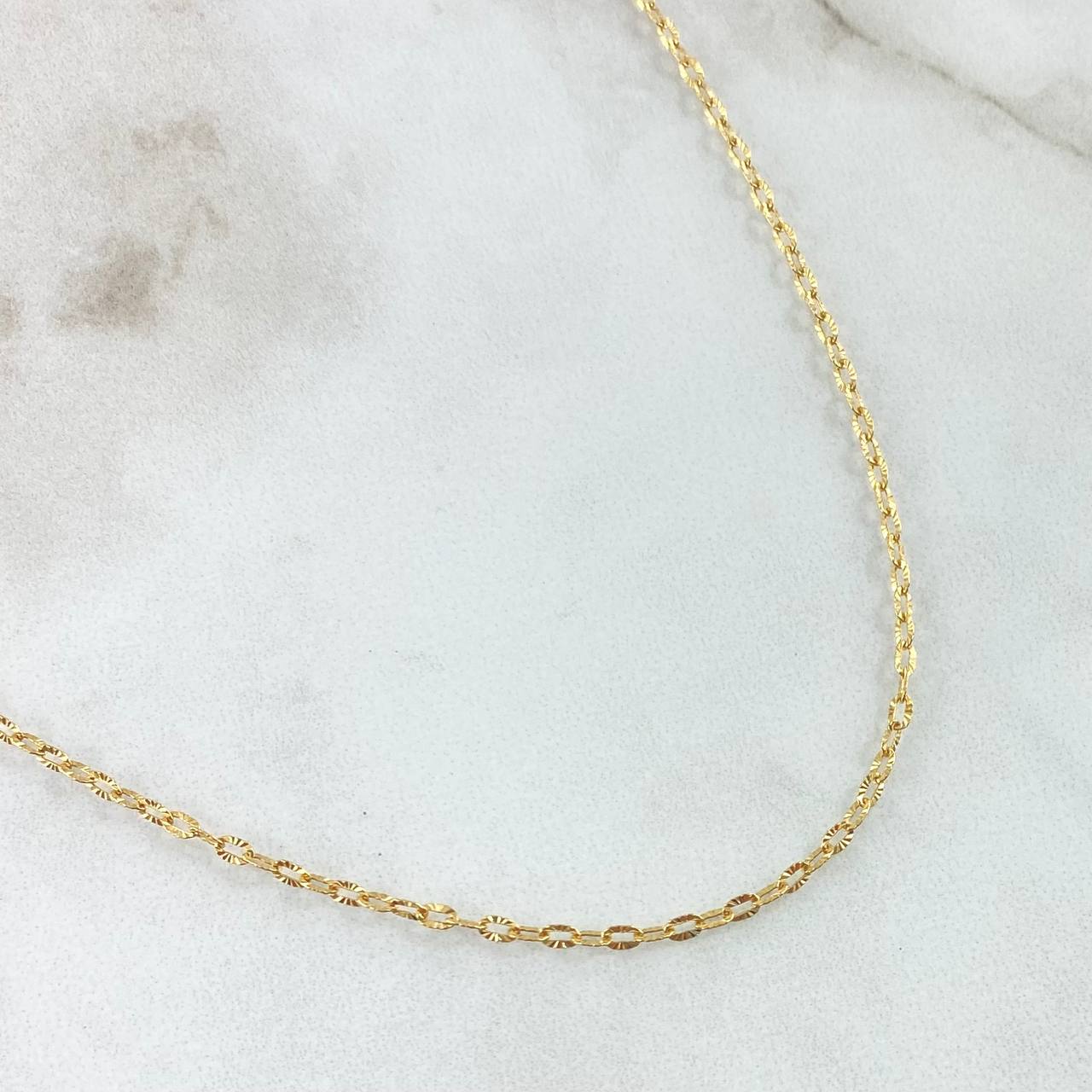 Classic Link Chain 1.9gr / 17.7in / 18K Gold +3