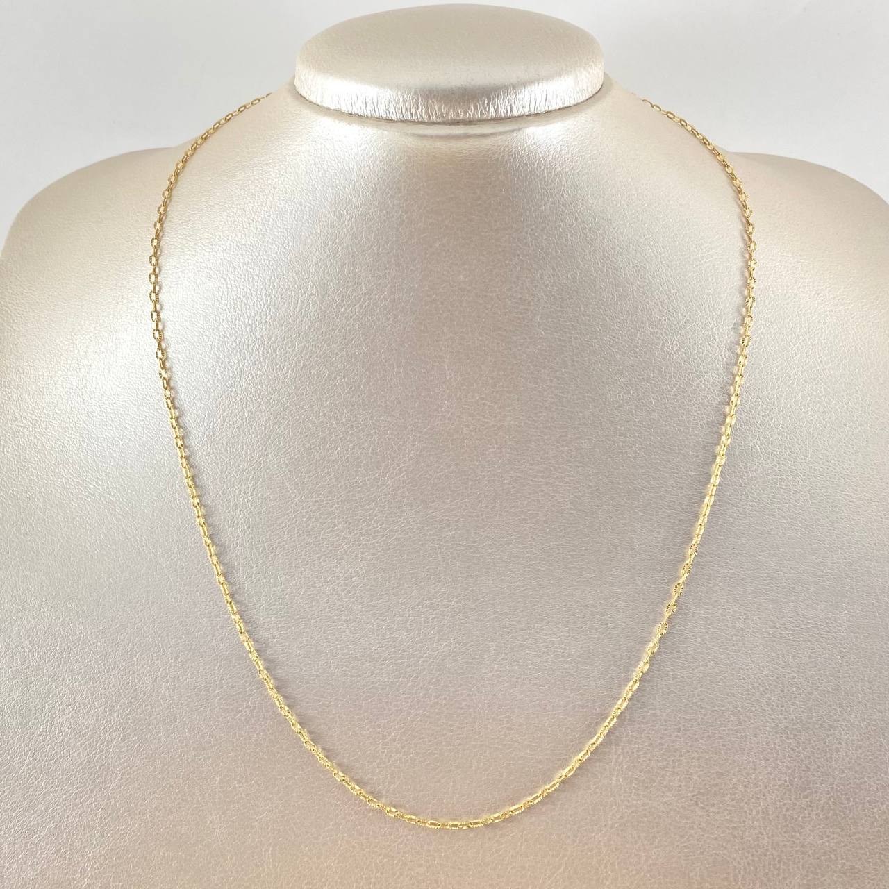 Classic Link Chain 2.1gr / 19.7in / 18K Gold +3$