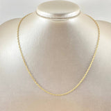 Classic Link Chain 1.9gr / 17.7in / 18K Gold +3