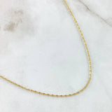 Marine Chain 2.35gr / 17.7in / 18K Gold +3