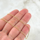 Marine Chain 2.35gr / 17.7in / 18K Gold +3