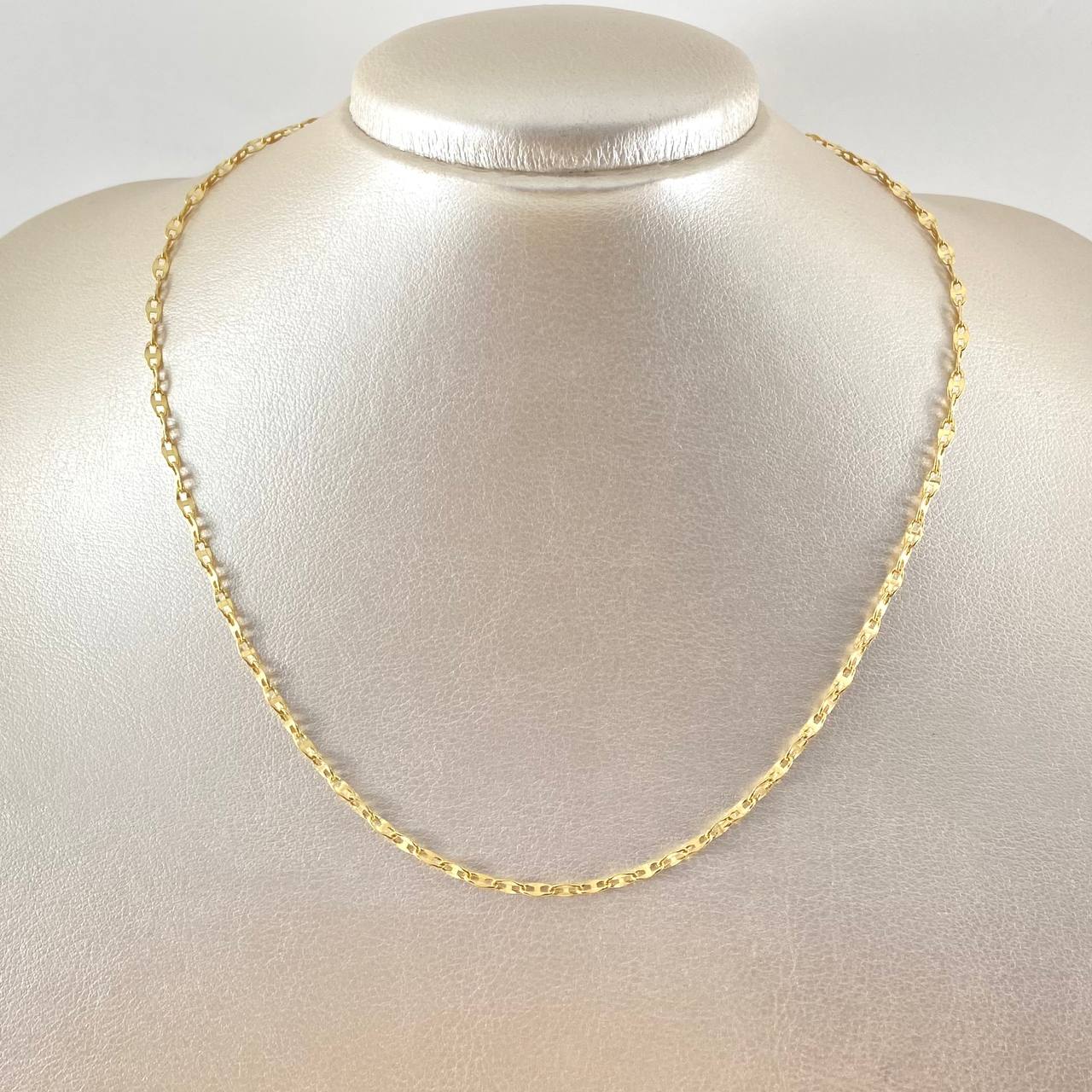 Flower Mirror Chain 2.35gr / 17.7in / 18K Gold +3$