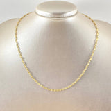 Flower Mirror Chain 2.35gr / 17.7in / 18K Gold +3$