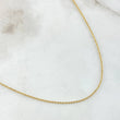 Classic Link Chain 2.05gr / 19.7in / 18K Gold +3