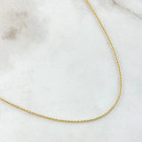 Classic Link Chain 2.05gr / 19.7in / 18K Gold +3
