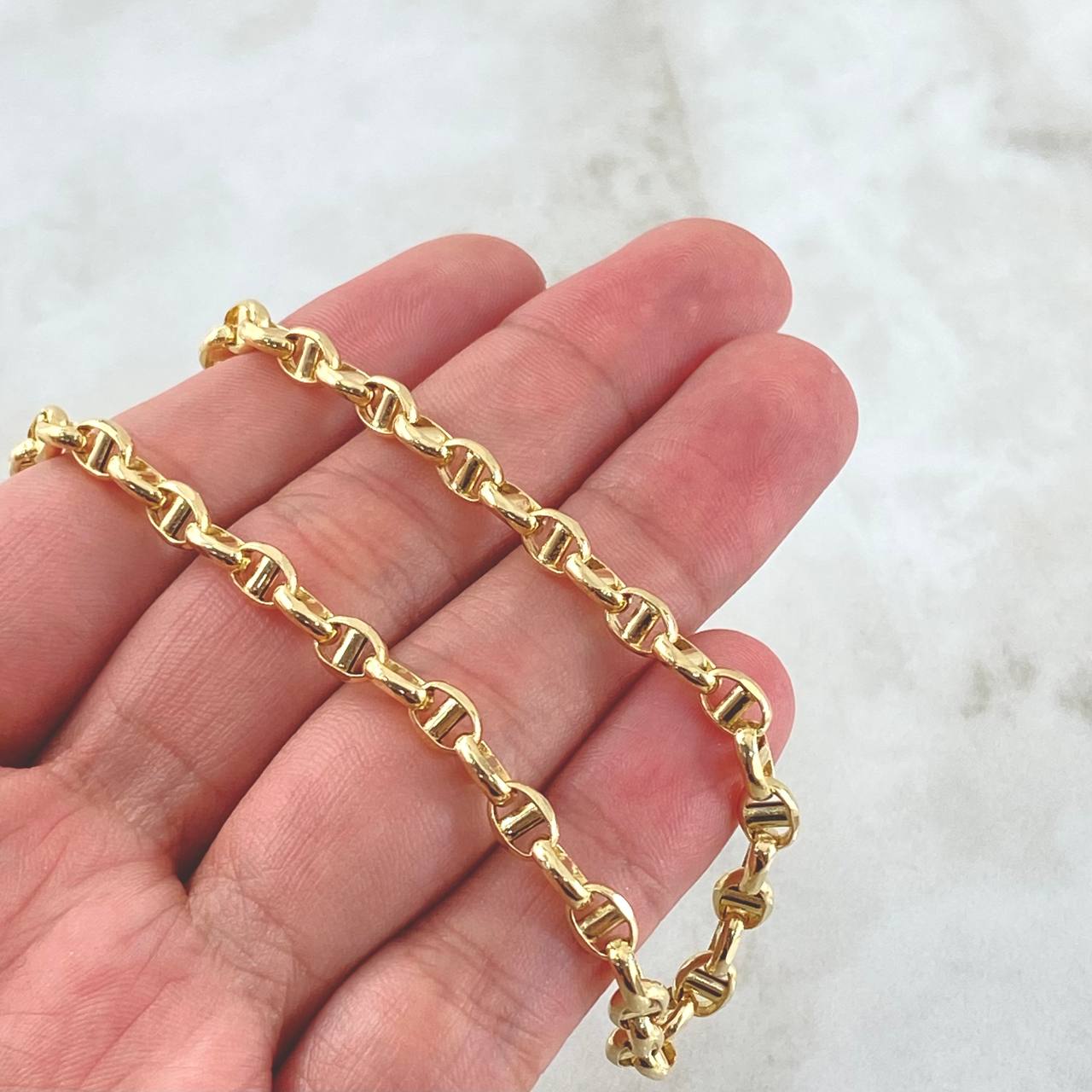 Marine Chain 15gr / 23.6in / 18K Gold +3$